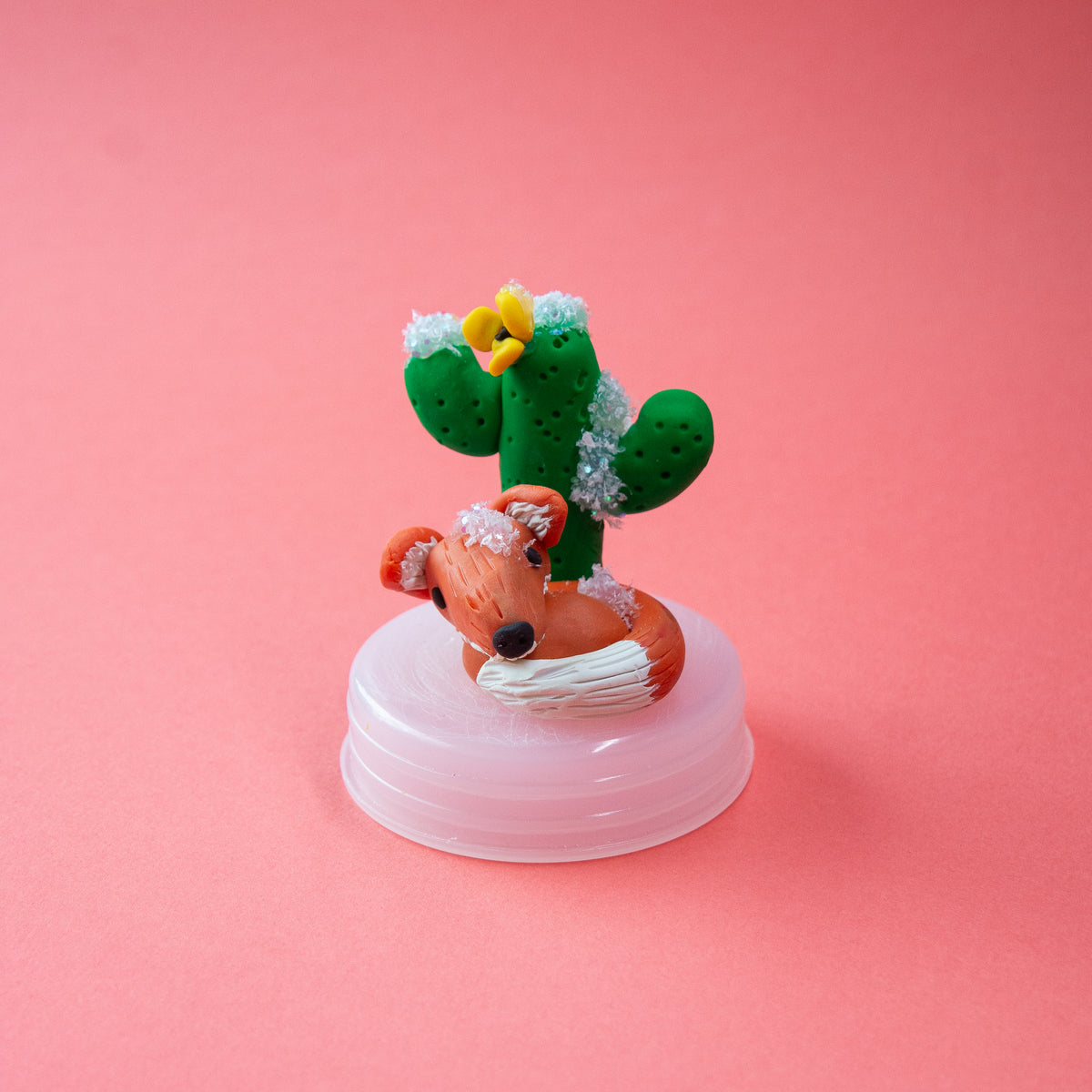 Desert Fox Snow Globe