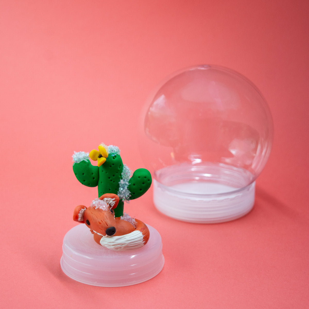 Desert Fox Snow Globe